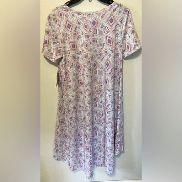 Lularoe Carly Dress Southwest Geometric Hi Low Dress NWT - Picture 4 of 7